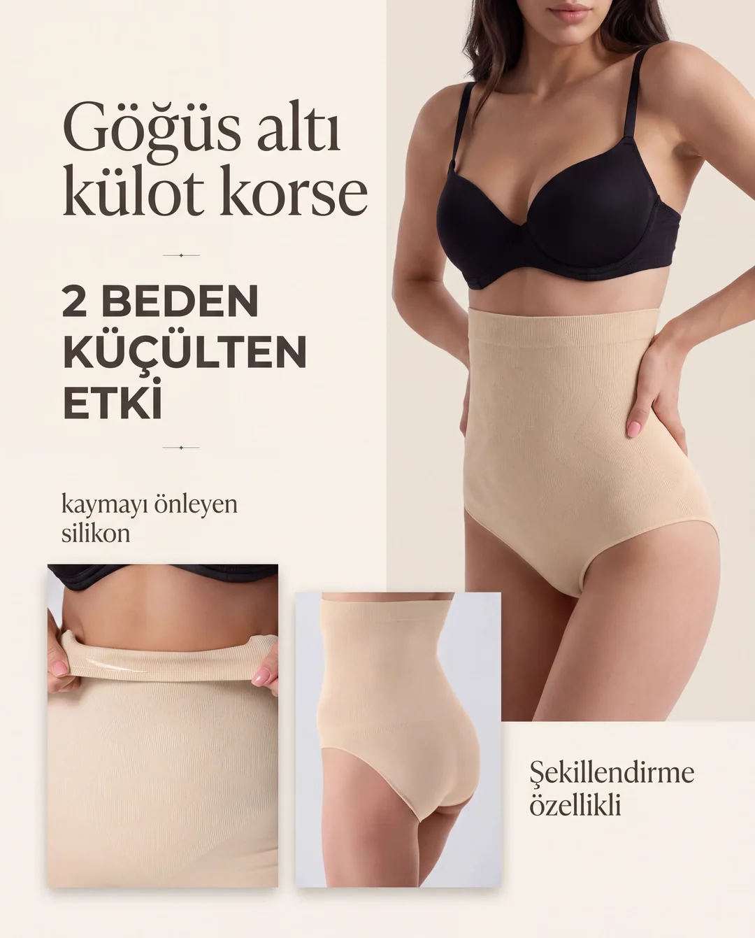 Göğüs Altı Slip Korse