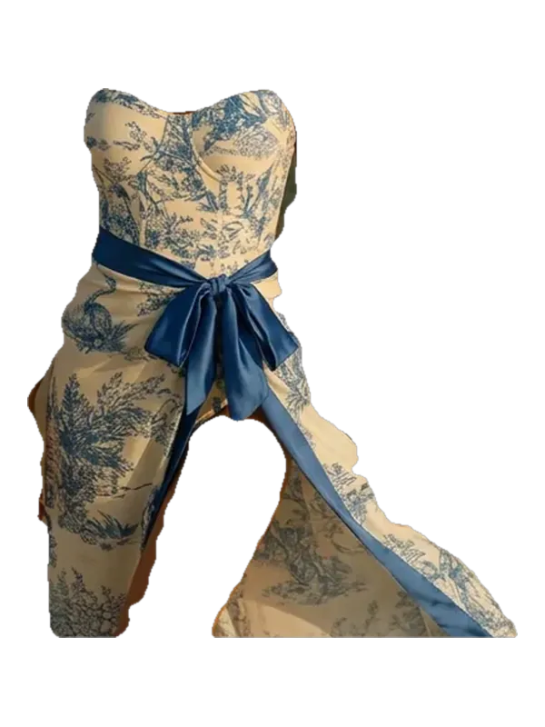 Vintage Desen Pareolu Mayo Set
