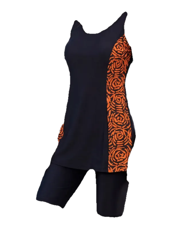 Yandan Desenli Tankini